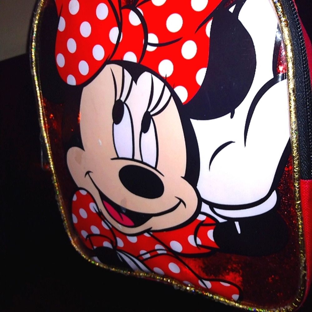 Minnie mouse small girly backpack